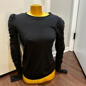 Free People Natasha Ruched Long Sleeve Top
Size Small